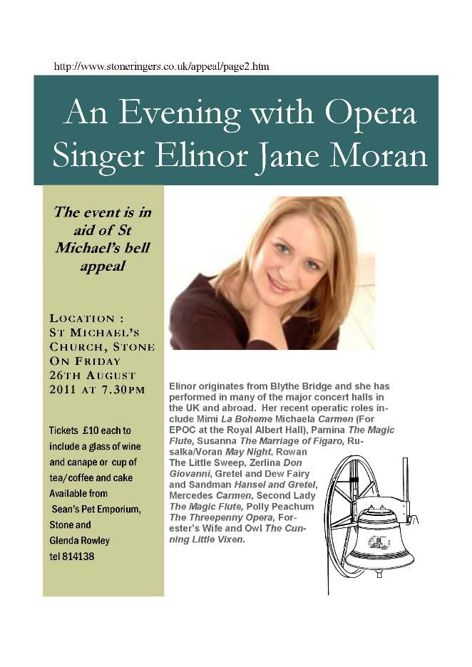 Ellie Moran Concert flyer